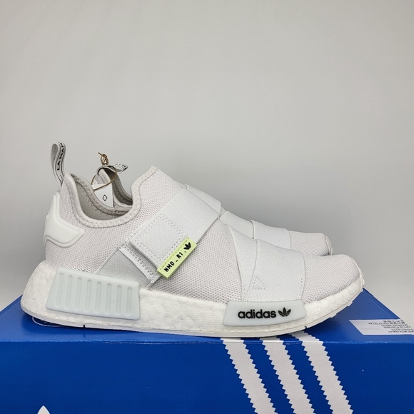 New Adidas Originals NMD_R1 'White' GW5699 Women's Running Shoes Size 8 - Picture 5 of 7